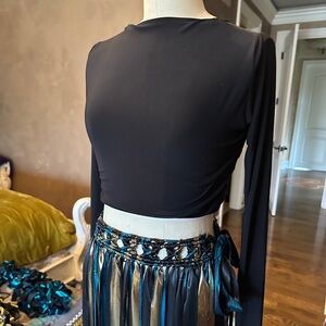 Sexy Open Back Crop Top